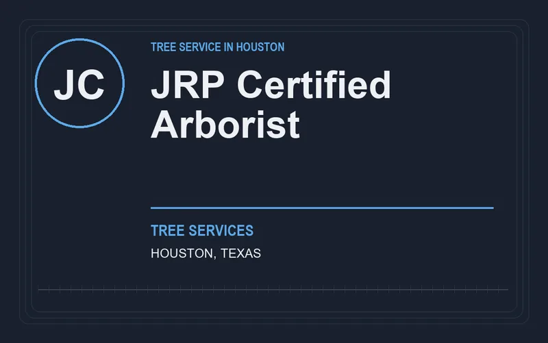 JRP Certified Arborist in Houston, Texas