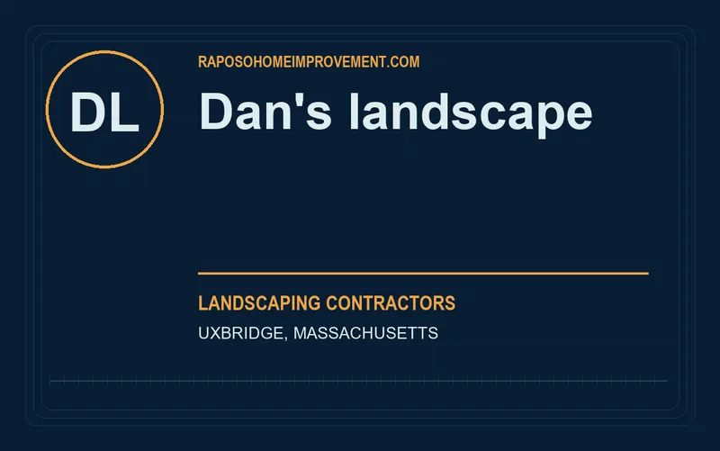 Dan's landscape in Uxbridge, Massachusetts