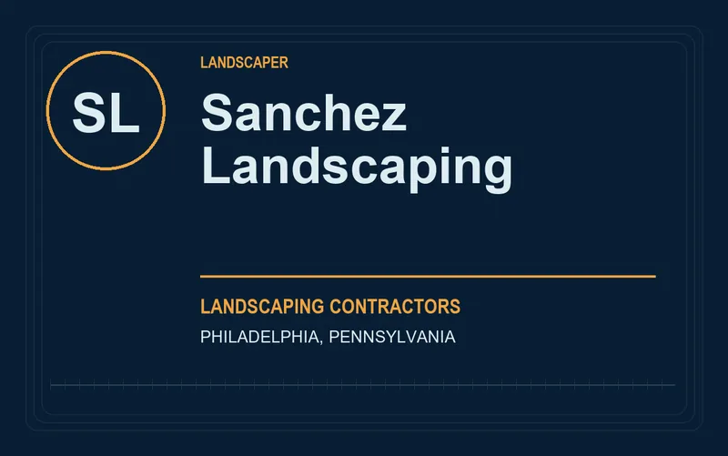Sanchez Landscaping in Philadelphia, Pennsylvania