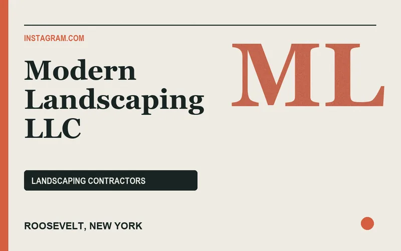 Modern Landscaping LLC in Roosevelt, New York