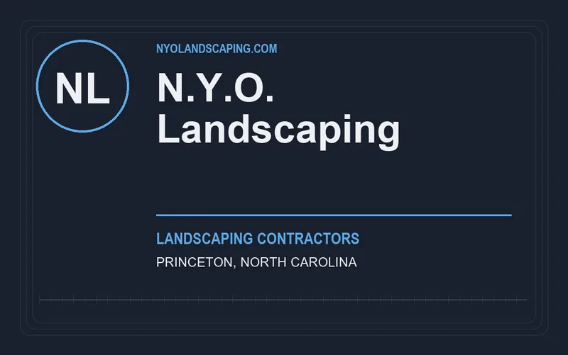 N.Y.O. Landscaping in Princeton, North Carolina