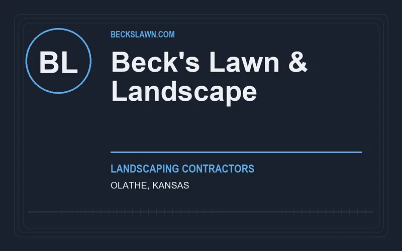 Beck's Lawn & Landscape in Olathe, Kansas