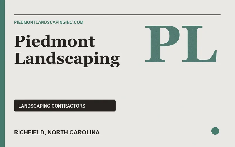 Piedmont Landscaping in Richfield, North Carolina