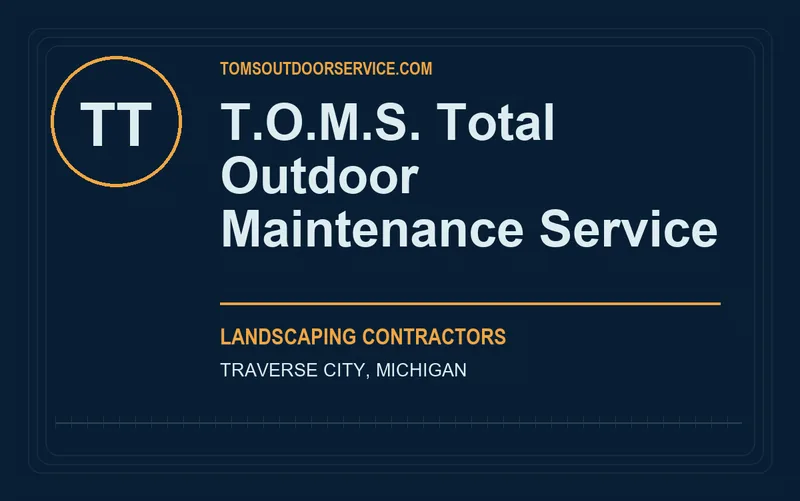 T.O.M.S. Total Outdoor Maintenance Service in Traverse City, Michigan