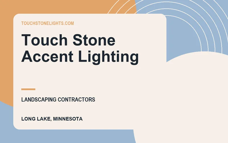 Touch Stone Accent Lighting in Long Lake, Minnesota