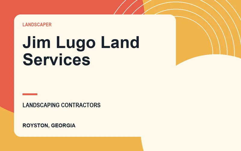 Jim Lugo Land Services in Royston, Georgia