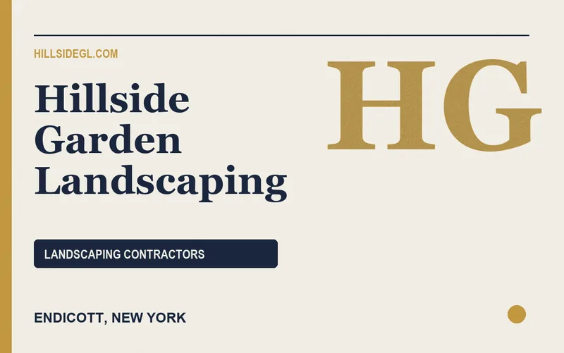 Hillside Garden Landscaping in Endicott, New York
