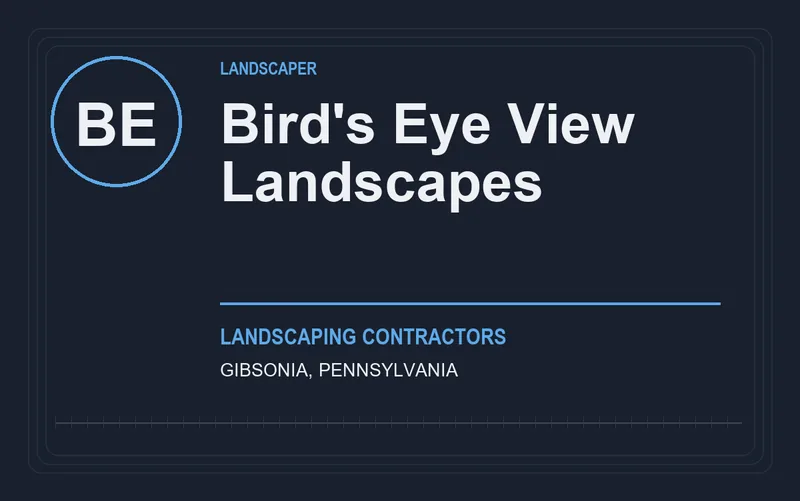 Bird's Eye View Landscapes in Gibsonia, Pennsylvania