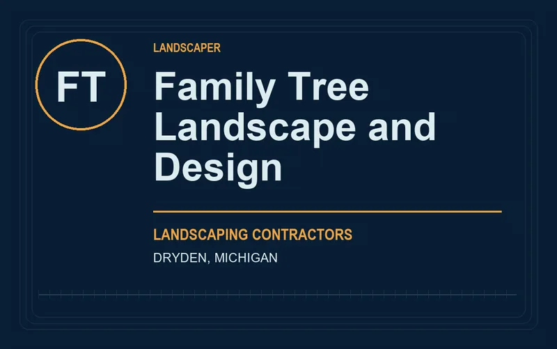 Family Tree Landscape and Design in Dryden, Michigan