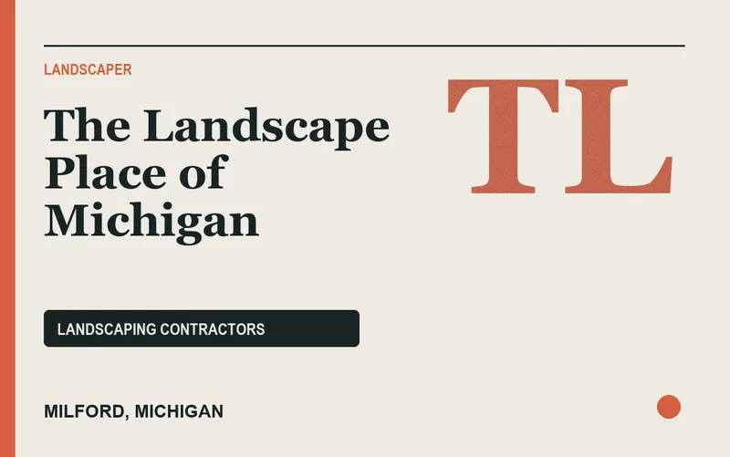 The Landscape Place of Michigan in Milford, Michigan