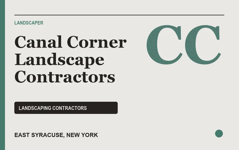 Canal Corner Landscape Contractors in East Syracuse, New York