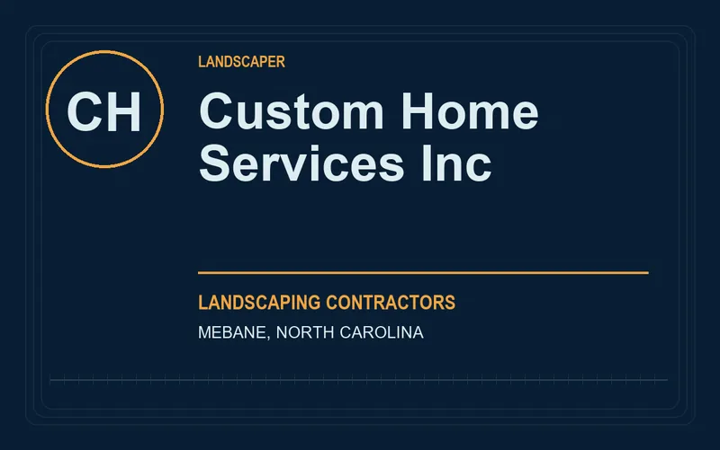 Custom Home Services Inc in Mebane, North Carolina