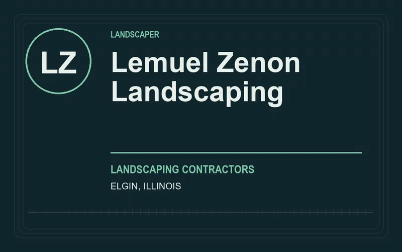 Lemuel Zenon Landscaping in Elgin, Illinois