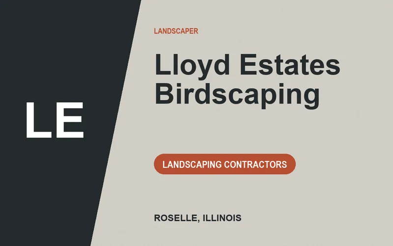 Lloyd Estates Birdscaping in Roselle, Illinois