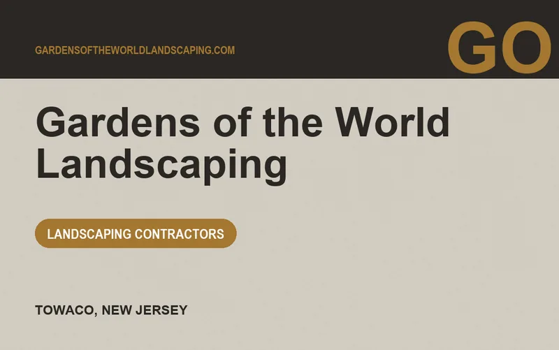 Gardens of the World Landscaping in Towaco, New Jersey