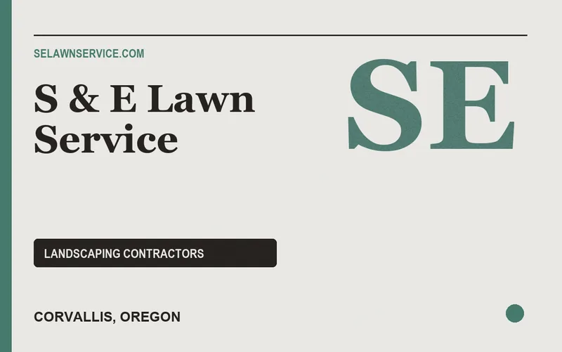 S & E Lawn Service in Corvallis, Oregon