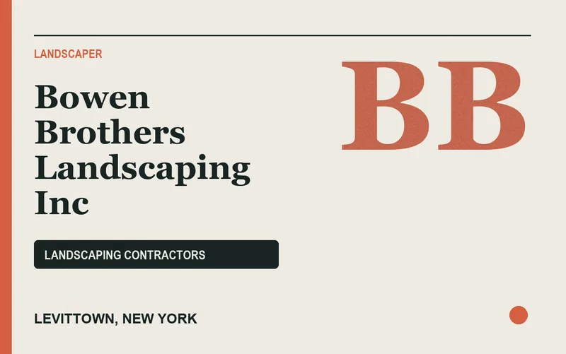 Bowen Brothers Landscaping Inc in Levittown, New York