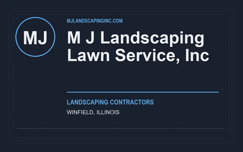 M J Landscaping Lawn Service, Inc in Winfield, Illinois