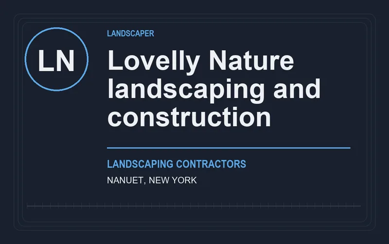 Lovelly Nature landscaping and construction in Nanuet, New York