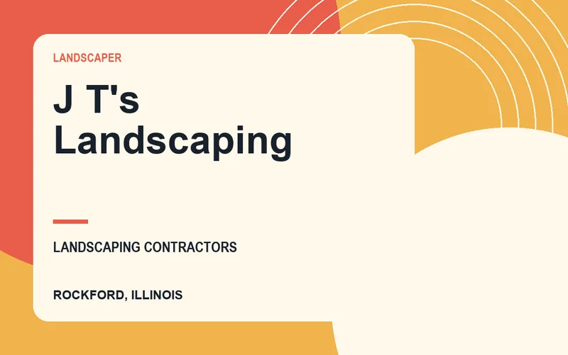 J T's Landscaping in Rockford, Illinois