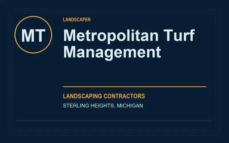 Metropolitan Turf Management in Sterling Heights, Michigan