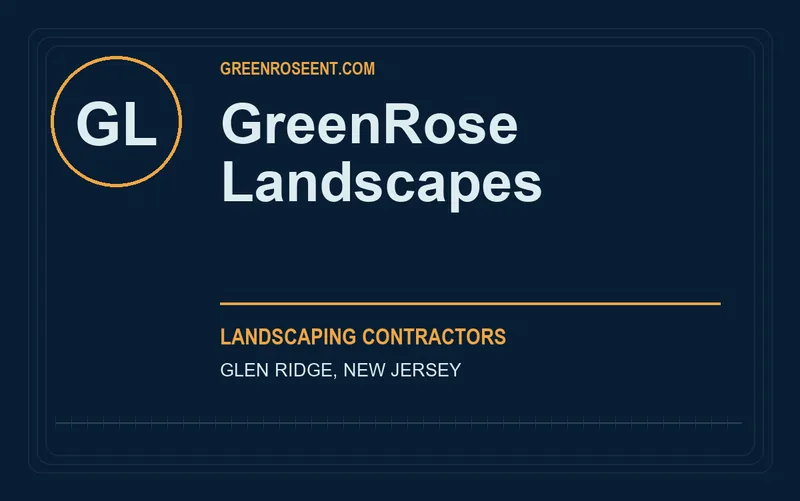 GreenRose Landscapes in Glen Ridge, New Jersey