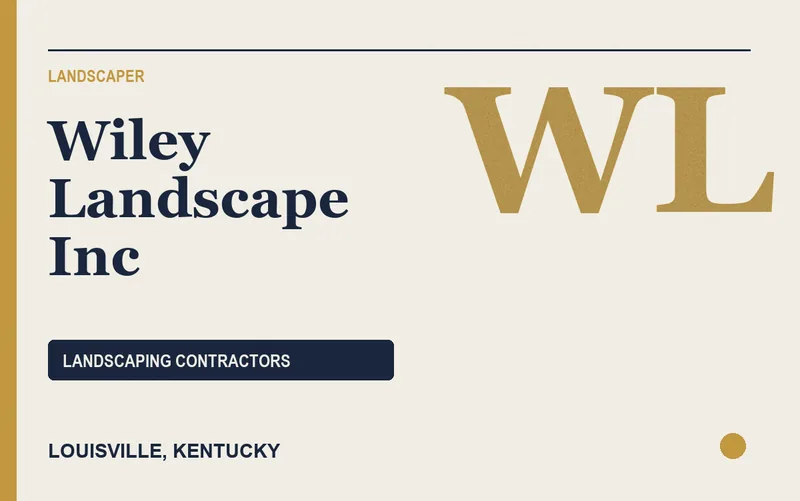 Wiley Landscape Inc in Louisville, Kentucky
