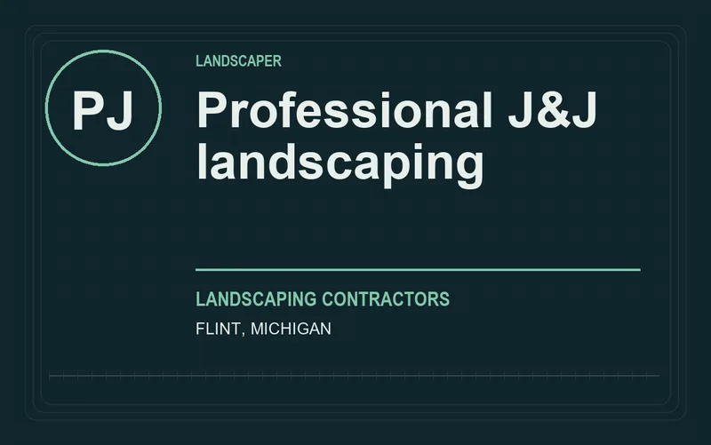 Professional J&J landscaping in Flint, Michigan