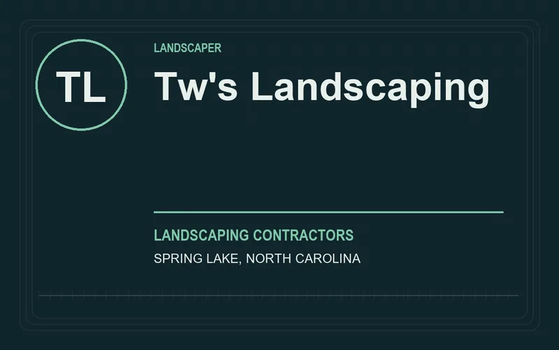 Tw's Landscaping in Spring Lake, North Carolina