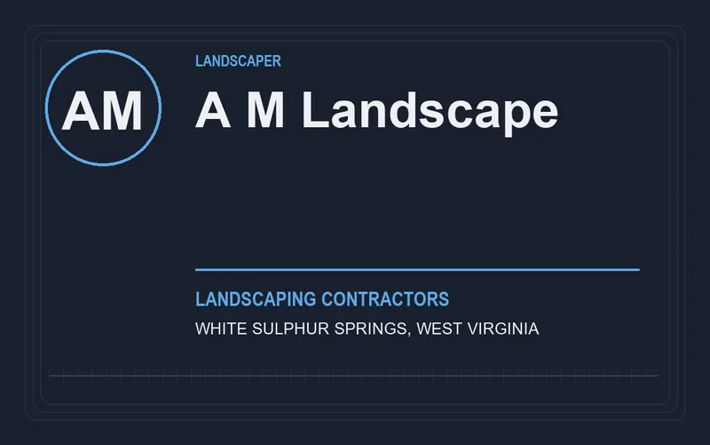 A M Landscape in White Sulphur Springs, West Virginia