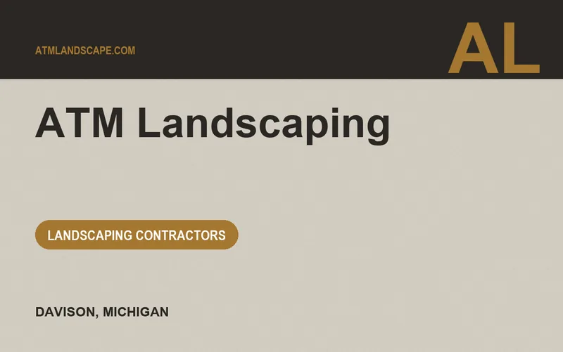 ATM Landscaping in Davison, Michigan