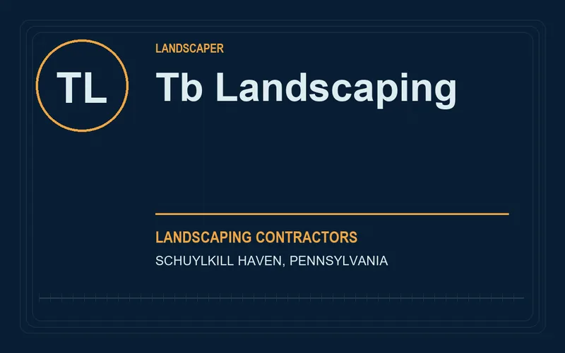 Tb Landscaping in Schuylkill Haven, Pennsylvania