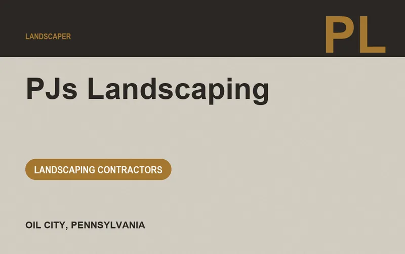 PJs Landscaping in Oil City, Pennsylvania