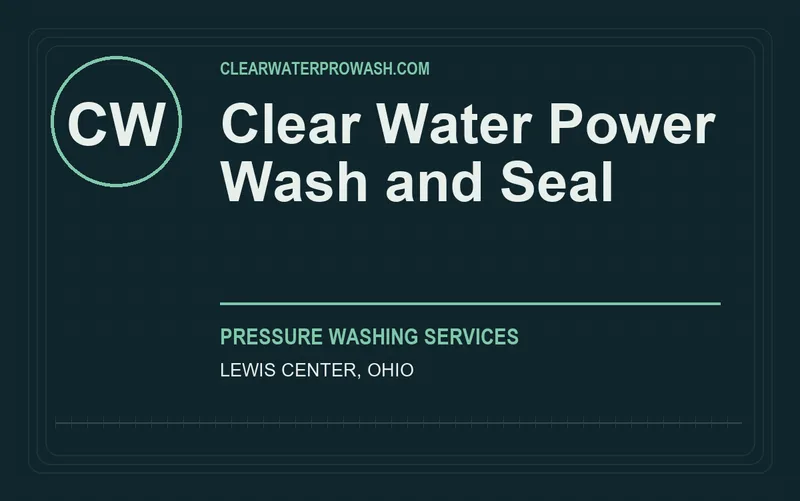 Clear Water Power Wash and Seal in Lewis Center, Ohio