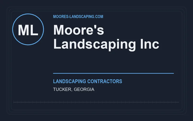 Moore's Landscaping Inc in Tucker, Georgia