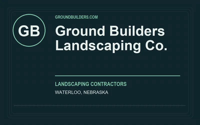 Ground Builders Landscaping Co. in Waterloo, Nebraska