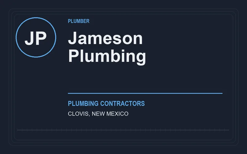 Jameson Plumbing in Clovis, New Mexico