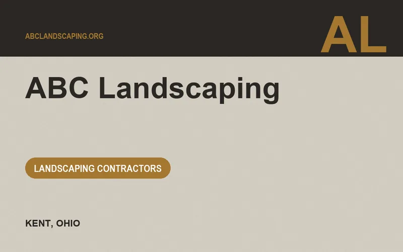 ABC Landscaping in Kent, Ohio
