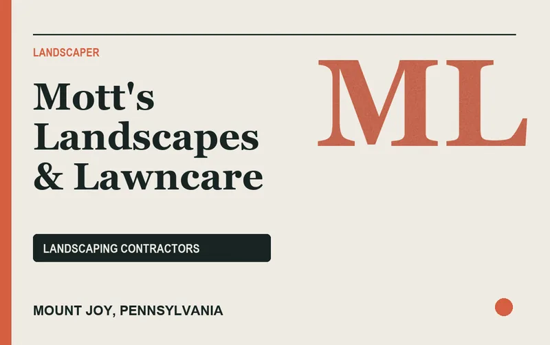 Mott's Landscapes & Lawncare in Mount Joy, Pennsylvania