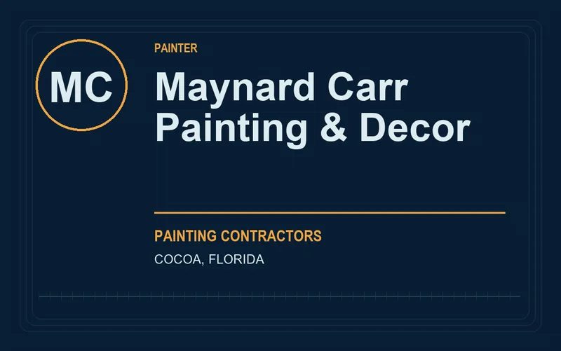 Maynard Carr Painting & Decor in Cocoa, Florida