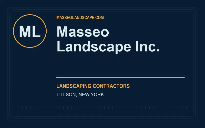Masseo Landscape Inc. in Tillson, New York