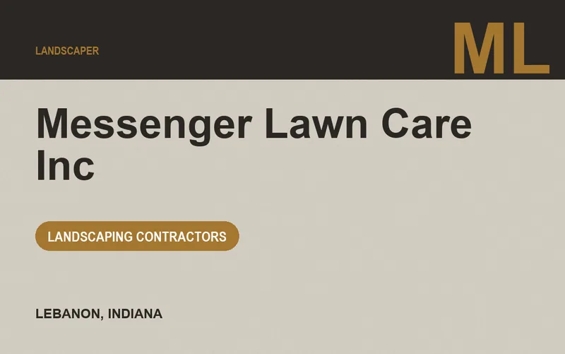 Messenger Lawn Care Inc in Lebanon, Indiana