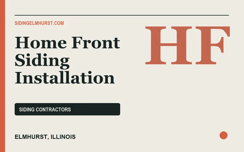 Home Front Siding Installation in Elmhurst, Illinois
