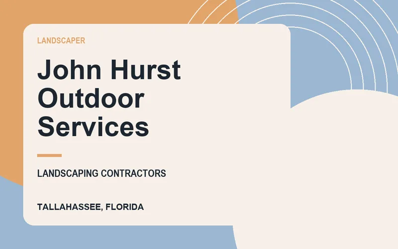 John Hurst Outdoor Services in Tallahassee, Florida