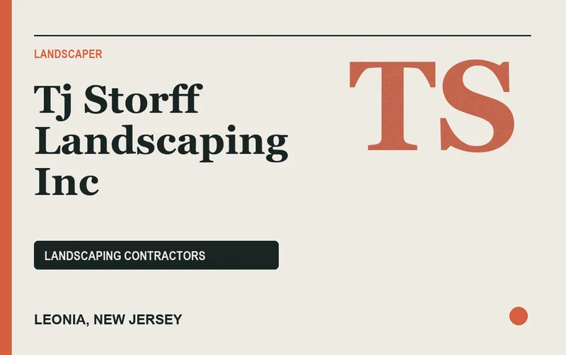 Tj Storff Landscaping Inc in Leonia, New Jersey