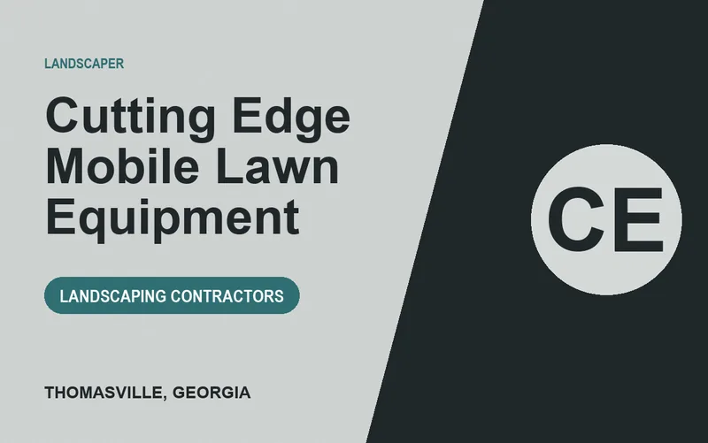 Cutting Edge Mobile Lawn Equipment in Thomasville, Georgia