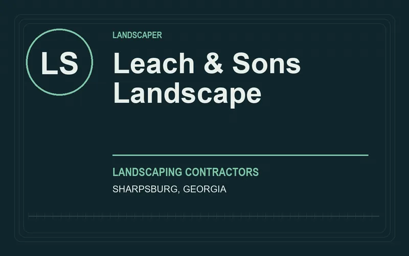 Leach & Sons Landscape in Sharpsburg, Georgia