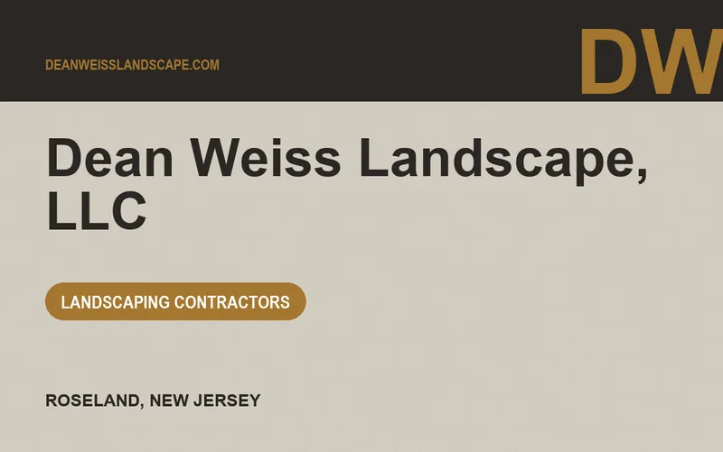 Dean Weiss Landscape, LLC in Roseland, New Jersey