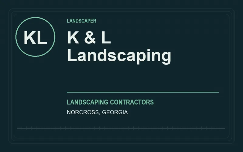 K & L Landscaping in Norcross, Georgia