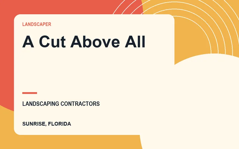 A Cut Above All in Sunrise, Florida